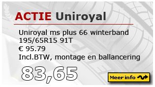 Actie uniroyal banden